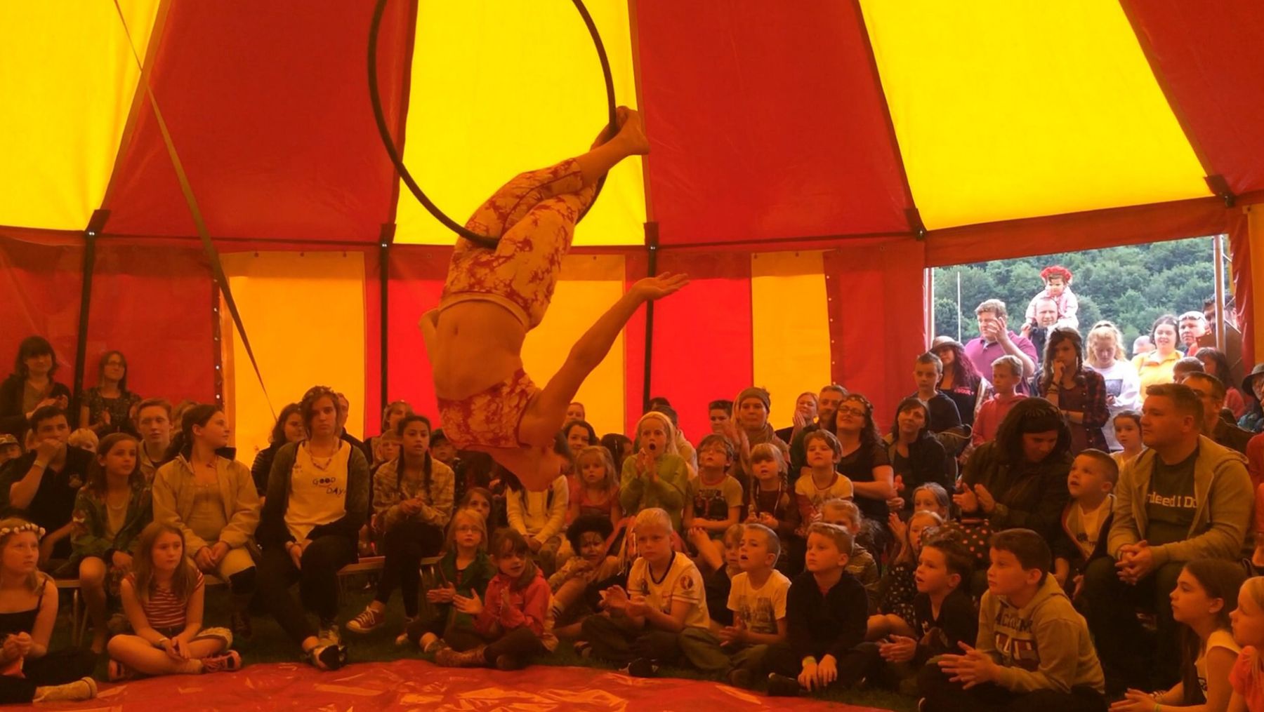 Circus tent at Corbridge Festival